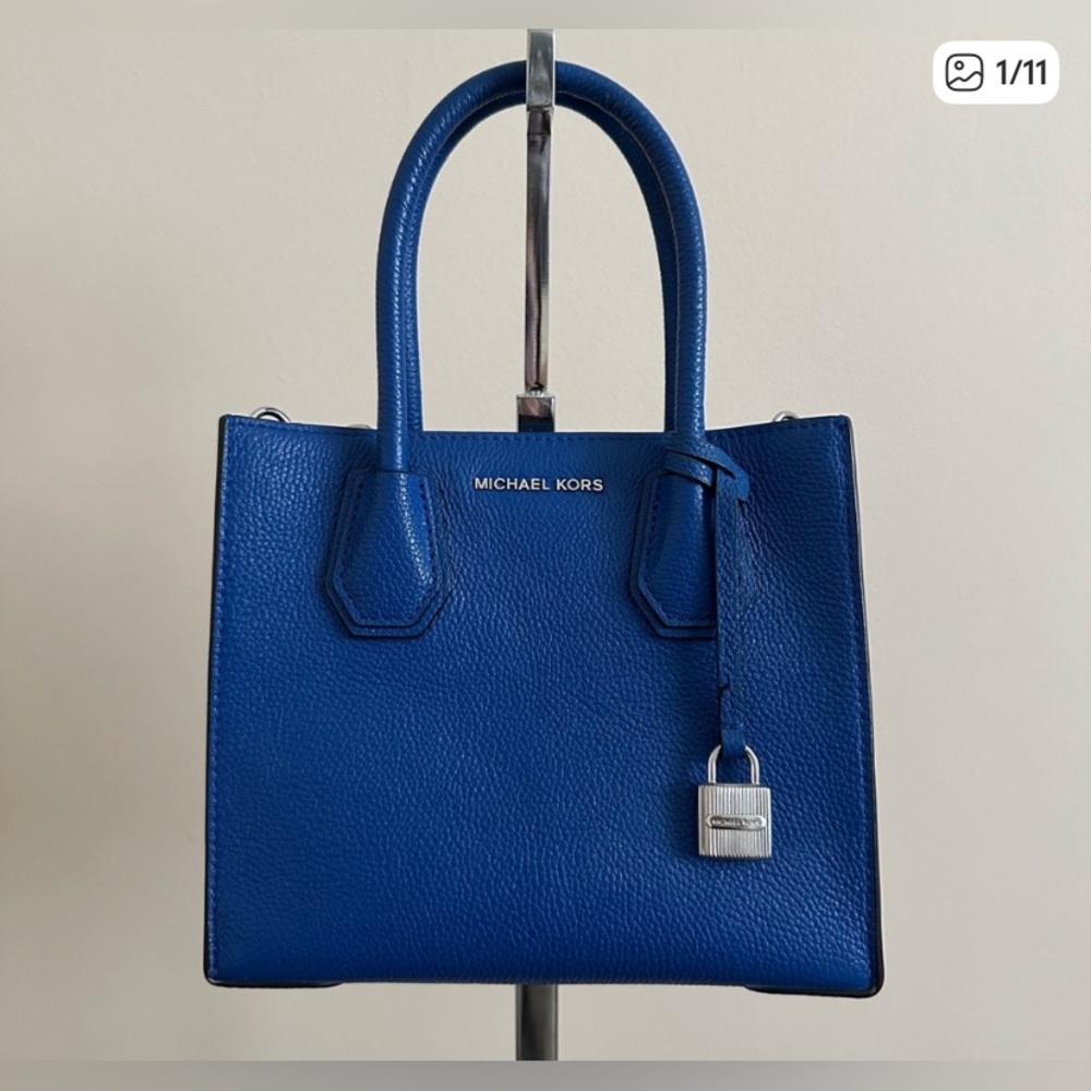 Electric Blue Michael Kors Mercer Bag